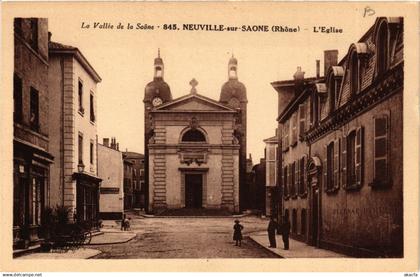 CPA NEUVILLE-sur-SAONE - Église (639836)