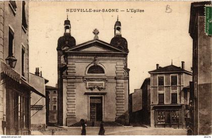 CPA NEUVILLE-sur-SAONE - L'église (692755)