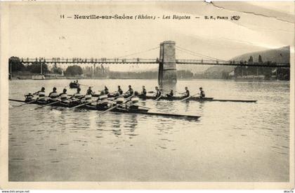 CPA NEUVILLE-sur-SAONE - Les Regates (692774)