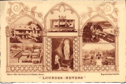 CPA Maison Mere des Soeurs de la Charite Nevers Lourdes Nevers