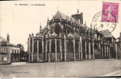 CPA Nevers La Cathedrale