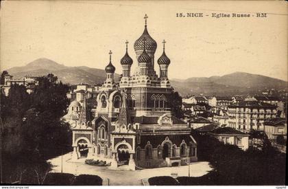 CPA Nice Eglise Russe Russie Rusia