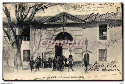 CPA Nimes Caserne Montcalm