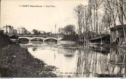 Niort - Pont Main - Bridge - CPA