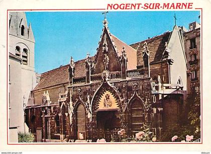 94 - Nogent sur Marne - L'église Saint Saturnin - CPM - Voir Scans Recto-Verso