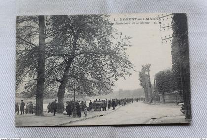 AC209/3, Nogent sur Marne, le boulevard de la Marne, Val de Marne 94