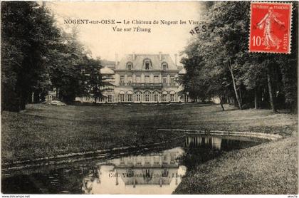 CPA NOGENT-sur-OISE Chateau de NOGENT Vierges Vue sur l'Etang (457319)