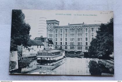 AB760, Cpa 1941, Nogent sur Seine, les grands moulins, Aube 10