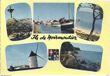 CPSM Ile de Noirmoutier vues multiples