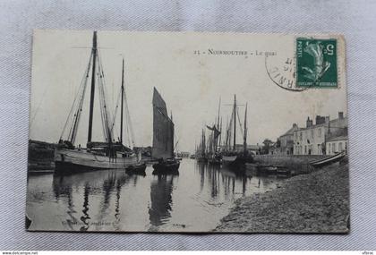 Noirmoutier, le quai, Vendée 85