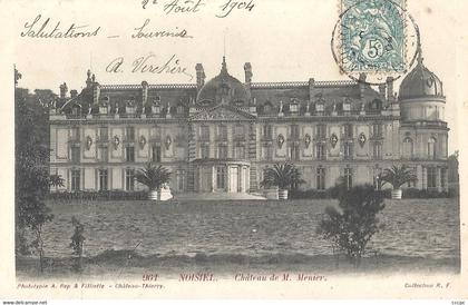 CPA Noisiel Château de Monsieur Menier