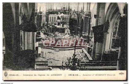 CPA Interieur de l Eglise de Nomeny