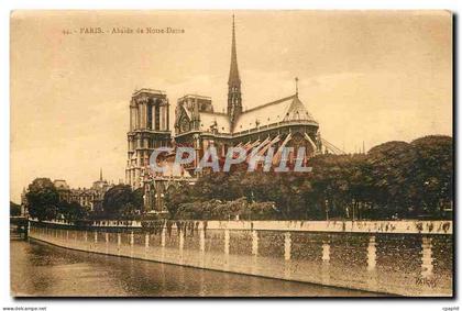 CPA Paris Abside de Notre Dame