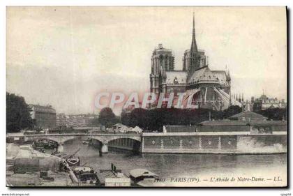 CPA Paris L'Abside de Notre Dame