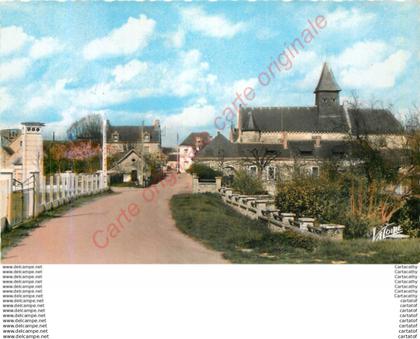 41.  NOYERS SUR CHER .  Vue générale . L'Eglise .