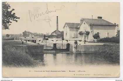 Environs de SAINT AIGNAN SUR CHER - NOYERS - L'écluse