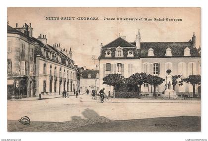 Nuits-Saint-Georges – Place Villeneuve et Rue Saint-Georges, France