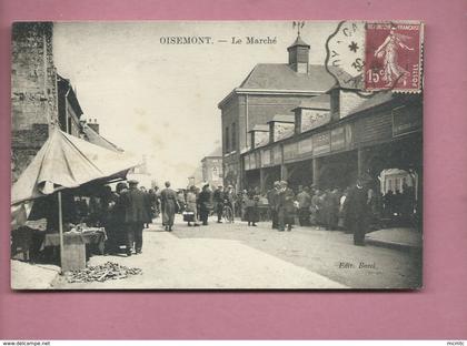 CPA  -  Oisemont  - Le Marché