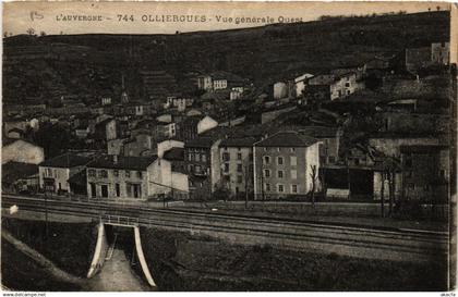 CPA Auvergne OLLIERGUES vue générale Ouest (408556)