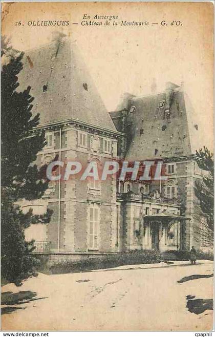 CPA Olliergues Chateau de la Montmarie