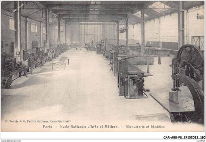 CAR-ABBP8-75-0785 - PARIS - école nationale d'arts et métiers - ménuiserie et modèles /B