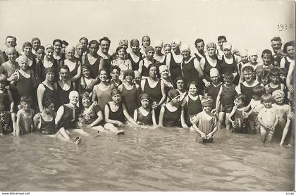 CPA Onival  Carte Photo Scène de Plage