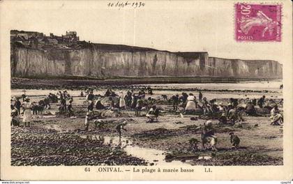 CPA Onival La Plage a maree basse
