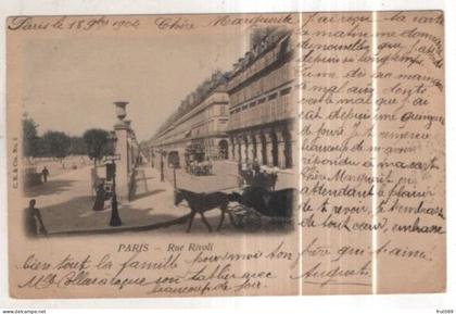AK 270783 FRANCE -  Paris - Rue Rivoli