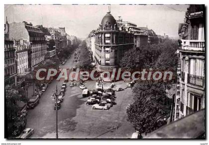 CPA Paris Le Carrefour Richelfeu Drouot et le Boulevard des Italiens