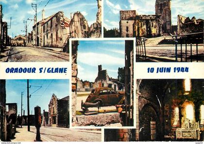 CPM Oradour sur Glane Haute Vienne Cite martyre 10 Juin 1944 Militaria