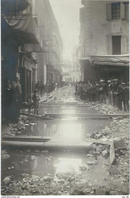 Vaucluse : orange,  Inondations Rue Caristie?, Carte-Photo
