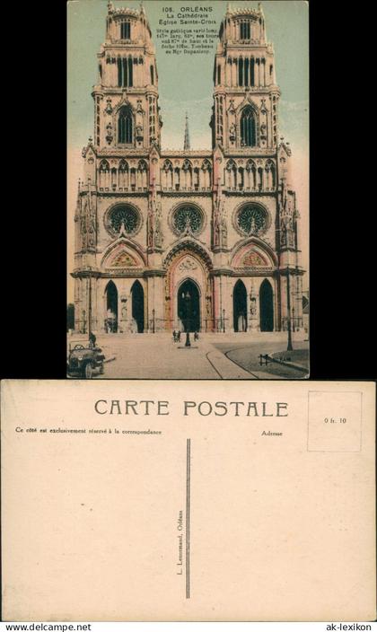 CPA Orleans Orléans Cathédrale Eglise Sainte-Croix 1920
