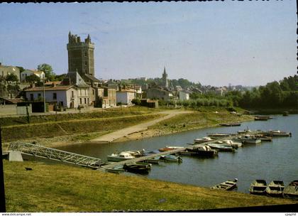 CPSM Oudon L Atl Le bassin et la Tour