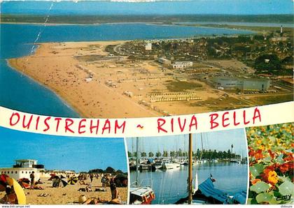 14 - Ouistreham - Riva Bella - Multivues - Scènes de Plage - Etat léger pli visible - Flamme Postale de Ouistreham Riva