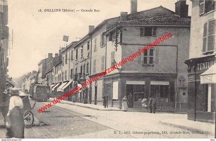 Grande Rue - tram - Oullins - (69) Rhône