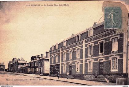 76 - seine maritime - OURVILLE en CAUX - la grande place