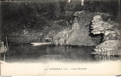 Padirac CPA Le lac suspendu