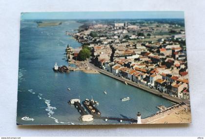 Cpm 1975, Paimboeuf, vue générale aérienne, Loir Atlantique 44