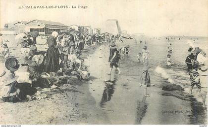 CPA Palavas Les Flots La Plage