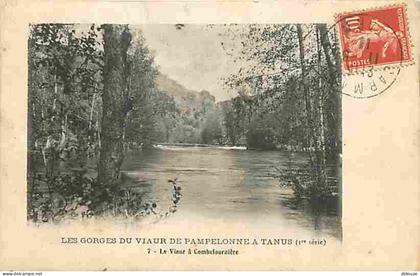 Carte Postale Ancienne - 81 - Pampelonne - Les Gorges du Viaur de Pampelonne à Tanus - Le Viaur à Combefournière - Oblit