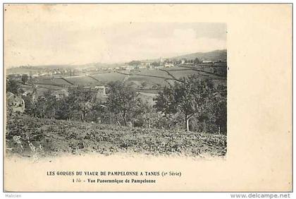 tarn  - ref A 116  -vue panoramique de pampelonne - carte bon état -