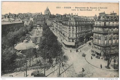 Carte Postale Ancienne de : PARIS -Panorama