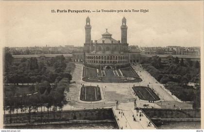 CPA PARIS Perspective. 13 Le Trocadéro (924400)