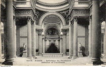 CPA Paris Interieur Du Pantheon