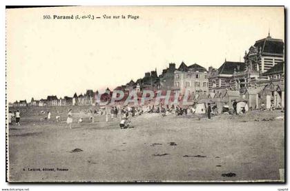 CPA Parame Vue Sur la Plage
