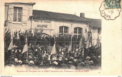 Carte POSTALE  Ancienne  de  PARGNY sur SAULX - Remise de drapeau de la 2027° section de Vétérans en 1907
