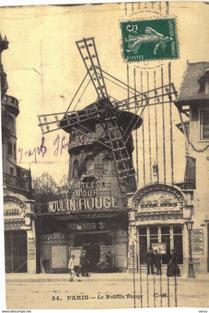 Carte postale ancienne de PARIS
