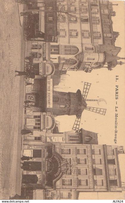 CARTOLINA PARIGI LE MOULIN ROUGE (HP539