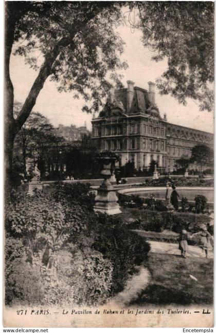 CPA Carte Postale France  Paris Pavillon de Rohan et jardins des Tuileries 1920 VM101999
