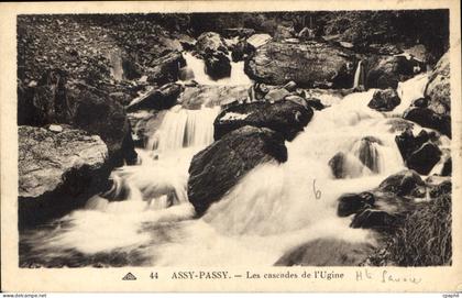 CPA Assy Passy Les cascades de l'Ugine